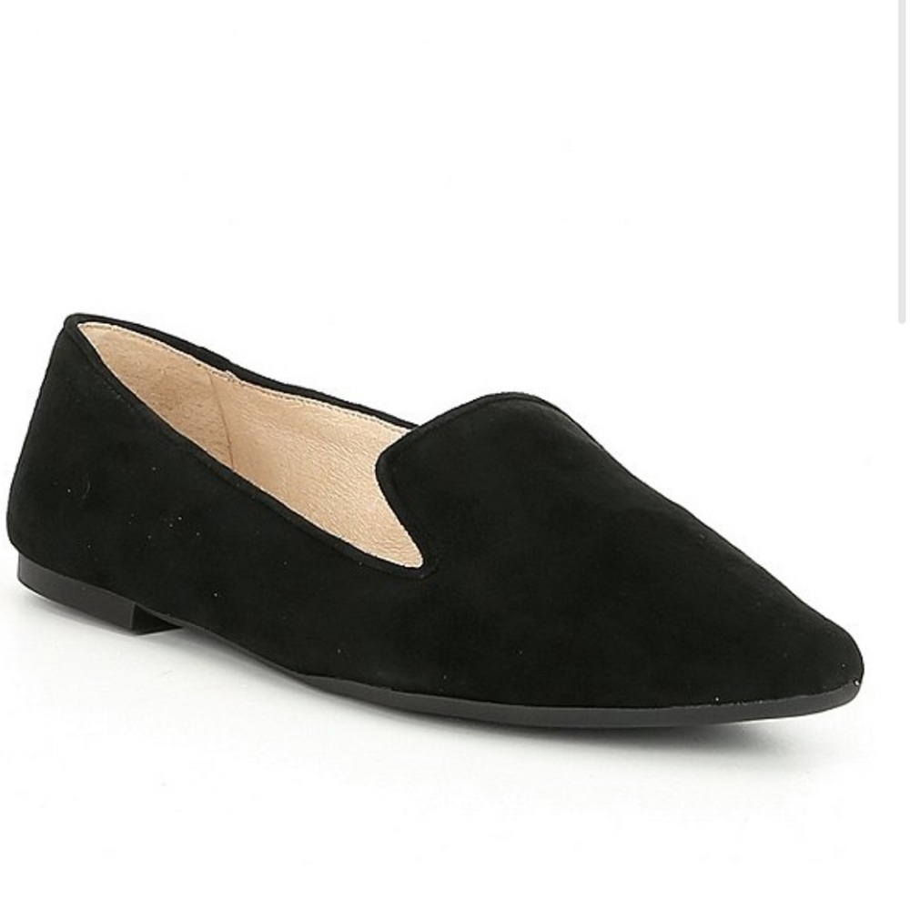 ⚡️Gianni Bini ⚡️Melbin Black Suede Loafers Size 6